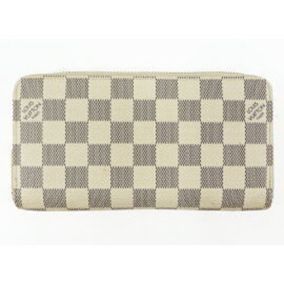 Louis Vuitton Zippy Wallet Damier Azur White - Picture 1 of 1